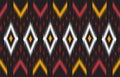 Abstract black and red geometric native pattern seamless vector.Repeating geometric background.Modern design trendy concept for Royalty Free Stock Photo