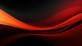 Abstract black and red neon background. Shiny moving lines and waves. Glowing neon pattern for backgrounds, banners, wallpapers, Royalty Free Stock Photo
