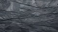 Abstract Black Rock Wall Background - Detailed Rendering