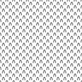 Abstract Black Seamless Curvy A Shaping Element Repeated Pattern Design On White Background Illustration