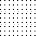 Abstract Black Seamless Geometrical Circle Small Dotted Pattern Up Down Shape On White Background Wallpaper