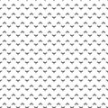 Abstract Black Seamless Wavy Curvy Element Repeated Pattern Design On White Background Illustration