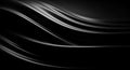 Abstract Black and Silver Wavy Texture background Royalty Free Stock Photo