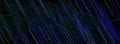 Abstract black technological background with blue oblique diagonal lines. Wind banner Royalty Free Stock Photo