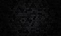 Abstract black texture background hexagon Royalty Free Stock Photo