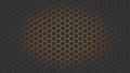 Abstract black texture background hexagon. Vector illustration. Royalty Free Stock Photo