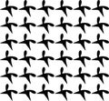 Abstract Black Unique Pattern Repeated Design On White Background Royalty Free Stock Photo