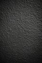 Abstract Black Wall Texture with Rough Concrete Grunge for Pattern Background Royalty Free Stock Photo
