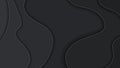 Abstract black waves background Royalty Free Stock Photo