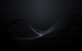 Abstract black wavy digital background