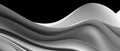 An abstract black and white background with curves, in the style of streamline elegance