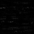 Abstract black and white computer code background pattern Royalty Free Stock Photo
