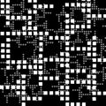 Abstract black and white computer code background pattern Royalty Free Stock Photo