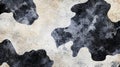 Abstract black and white cowhide pattern design for creative projects and backgrounds, artistic texture concept Royalty Free Stock Photo