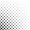 Abstract black and white curved octagon pattern