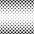 Abstract black and white curved octagon pattern