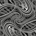 The lines vary in thickness, creating a sense of depth and movement Royalty Free Stock Photo