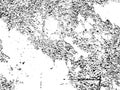 Abstract black and white dirty vector texture with large and small grains. Vector illustration for overlay