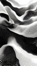 Abstract Black and White Dotted Waves Background Royalty Free Stock Photo