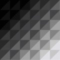 Abstract black and white geometric background. Low Poly Style. Royalty Free Stock Photo