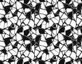 Abstract Black and White Geometric Pattern Background Royalty Free Stock Photo