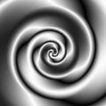 Abstract black white gray spiral Royalty Free Stock Photo