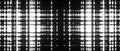 Abstract black and white grid pattern with glowing white lines and dots creating a digital effect Royalty Free Stock Photo
