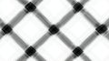 Abstract black and white grid pattern with intersecting lines and circles on light background Royalty Free Stock Photo