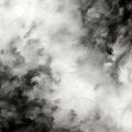 Abstract black and white grunge background, fantasy fractal texture Royalty Free Stock Photo