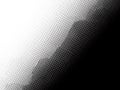 Black and White Diagonal Halftone Gradient Background Royalty Free Stock Photo