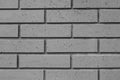 Abstract Black and White image of Close up brick wall that exterior design of clay house. Royalty Free Stock Photo