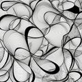 These lines create swirling, organic shapes that interconnect Royalty Free Stock Photo