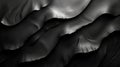 Abstract black and white image featuring smooth, flowing textures and shapes, creating a visually captivating and dynamic Royalty Free Stock Photo