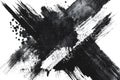 Abstract Black and White Ink Splatter Texture for Artistic Design Generative AI Royalty Free Stock Photo