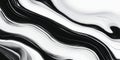 Abstract black and white marble pattern with fluid swirling lines Royalty Free Stock Photo