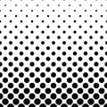 Abstract black and white octagon pattern design