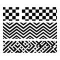 Abstract black and white pattern design Royalty Free Stock Photo