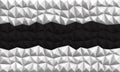 Abstract black white polygon geometric triangle vector background Royalty Free Stock Photo