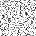 Abstract black and white seamless pattern.