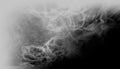 Abstract black-white smoke of cigratte.