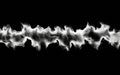 Abstract black and white smoke formation creating intricate patterns against a dark background in a surreal Royalty Free Stock Photo