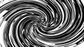 Abstract Black and White Swirl Vortex Background Royalty Free Stock Photo