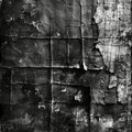 Abstract Black and White Texture of Cracked and Peeling Paint Royalty Free Stock Photo