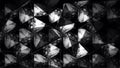 Abstract black and white triangle polygon wallpaper