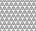 abstract black white triangle seamless pattern Royalty Free Stock Photo