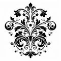 Elegant Floral Ornate: Distinctive Character Design With Neoclassical Rococo Influence