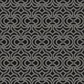 Abstract black and white vector seamless pattern in oriental style. Elegant curved mesh, lattice, thin lines. Stylish geometric Royalty Free Stock Photo