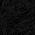Abstract black and white wave pattern as illustration background and wallpaper Royalty Free Stock Photo
