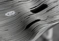 Abstract Black and White Wavy Lines Texture background Royalty Free Stock Photo