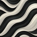 Abstract Black and White Wavy Pattern for Modern Design Elements Royalty Free Stock Photo